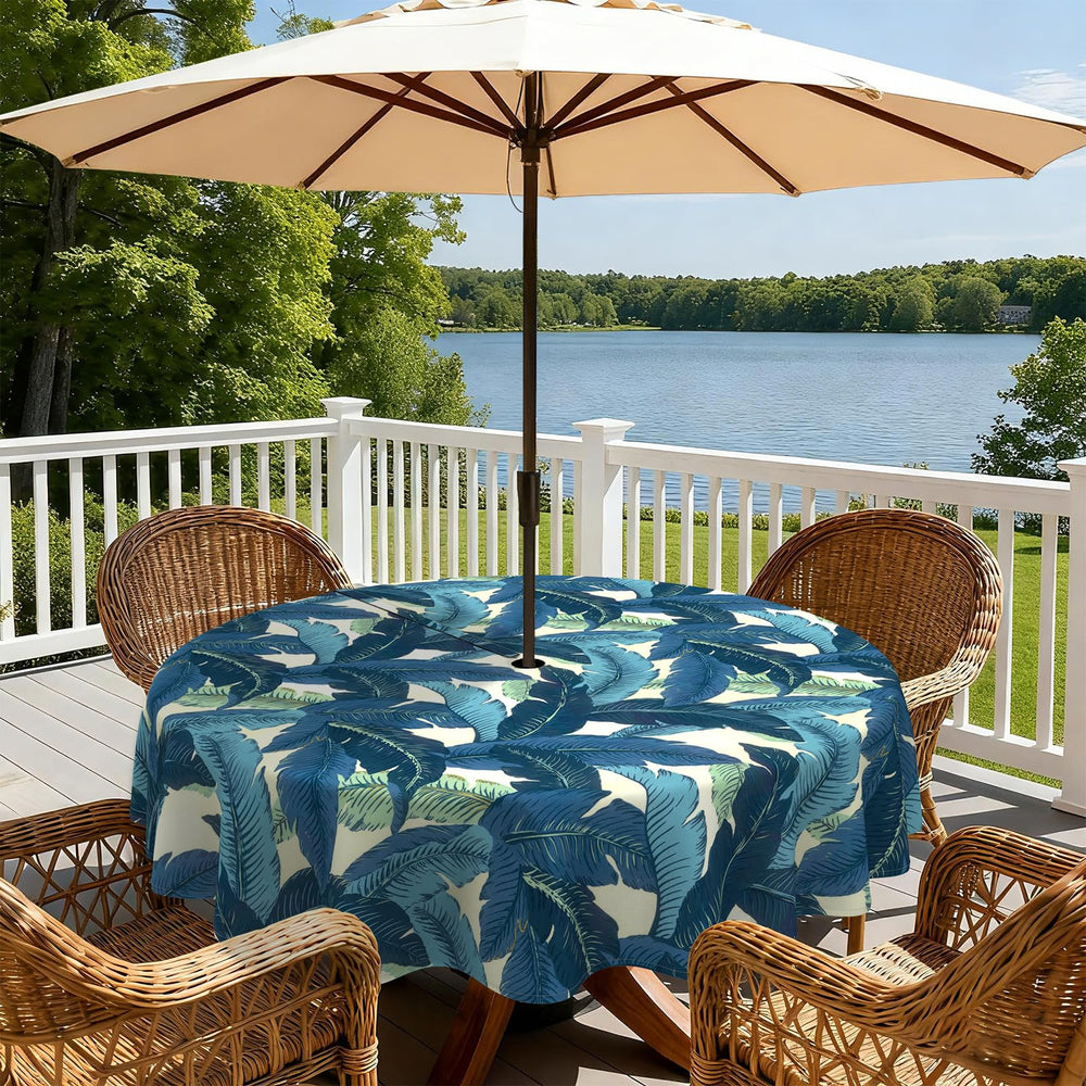 LVTXIII folded tablecloth for storage illustrating compact convenience benefit