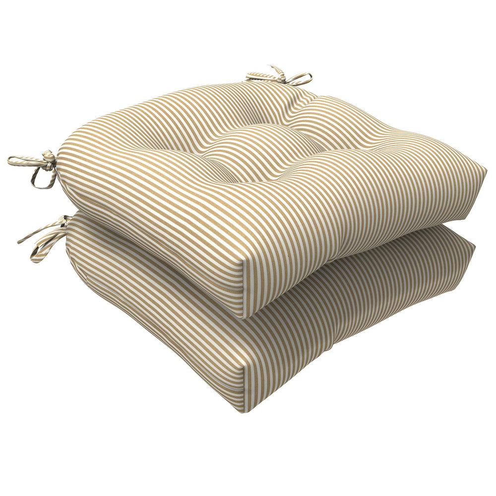 LVTXIII front view showing stripe beige cushions and neat packaging benefit comfort