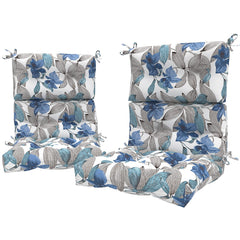 LVTXIII front view of both cushions showing matching Clemens Noir Blue and comfort