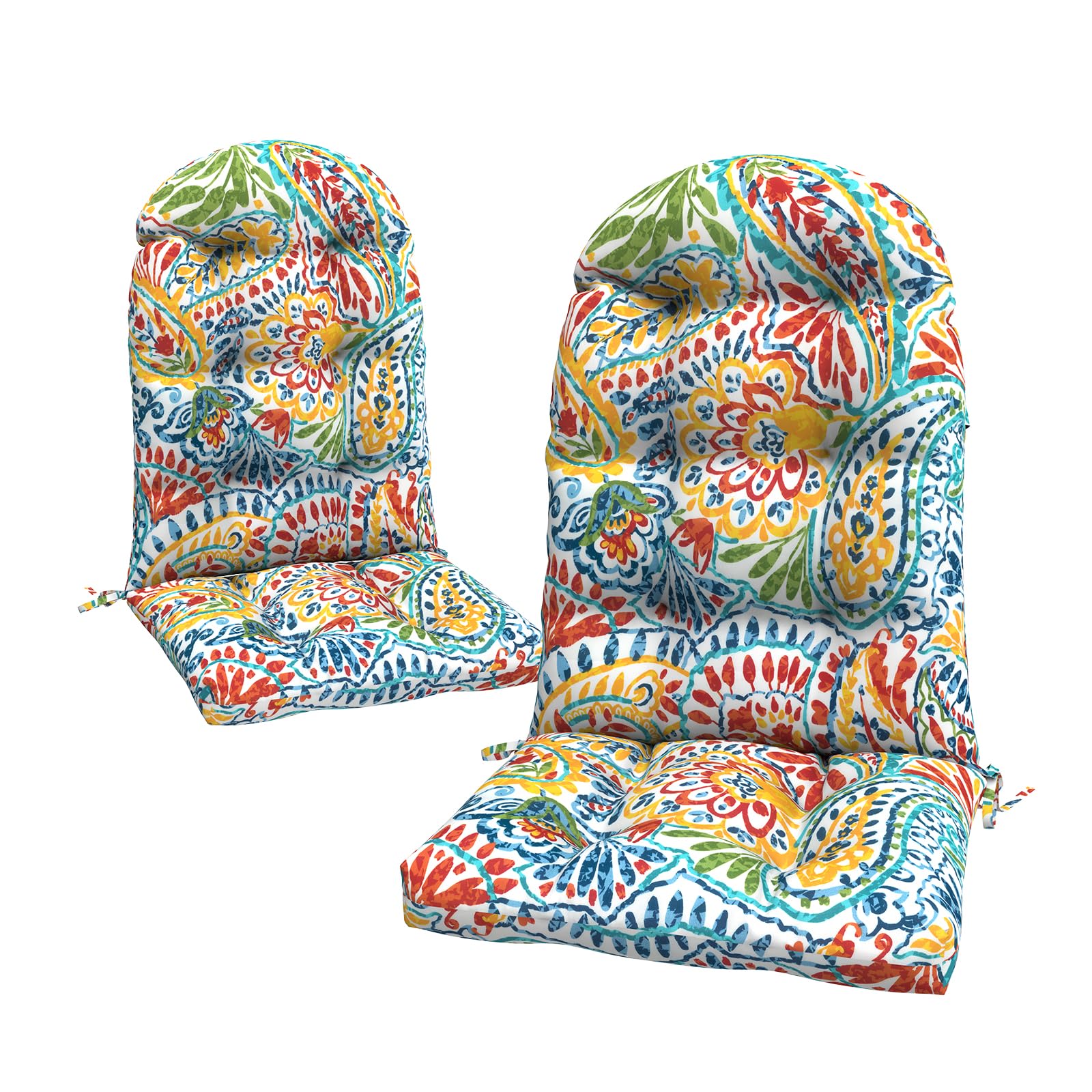 LVTXIII front view of paisley cushions showing full fit and color enhancement