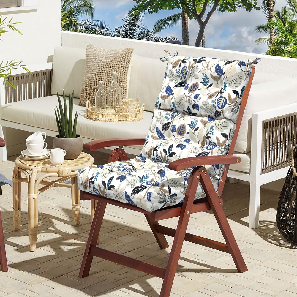 LVTXIII cushion on rocking chair in use showing secure non-slip comfort
