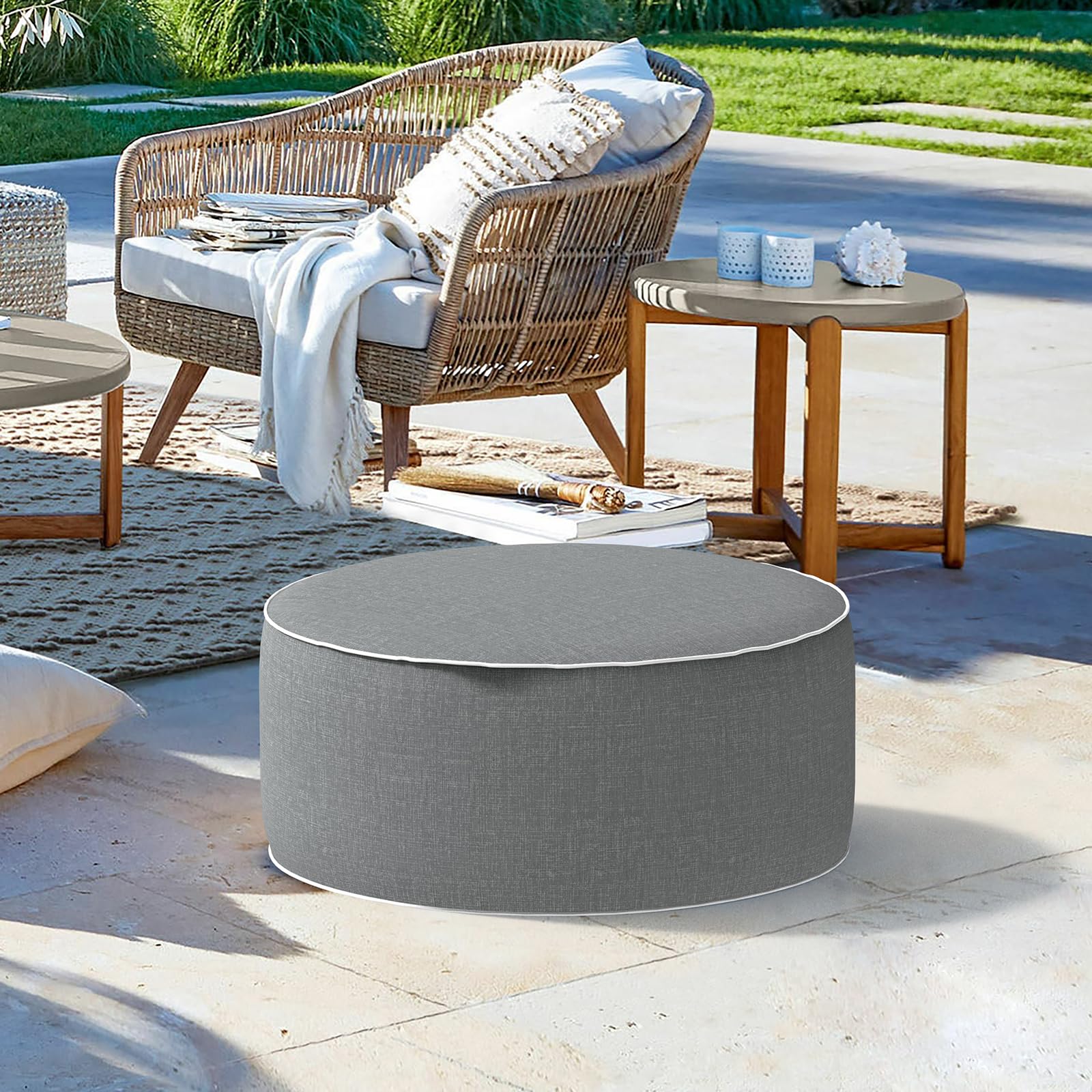 LVTXIII label and partially exposed PVC liner showing durable inner construction