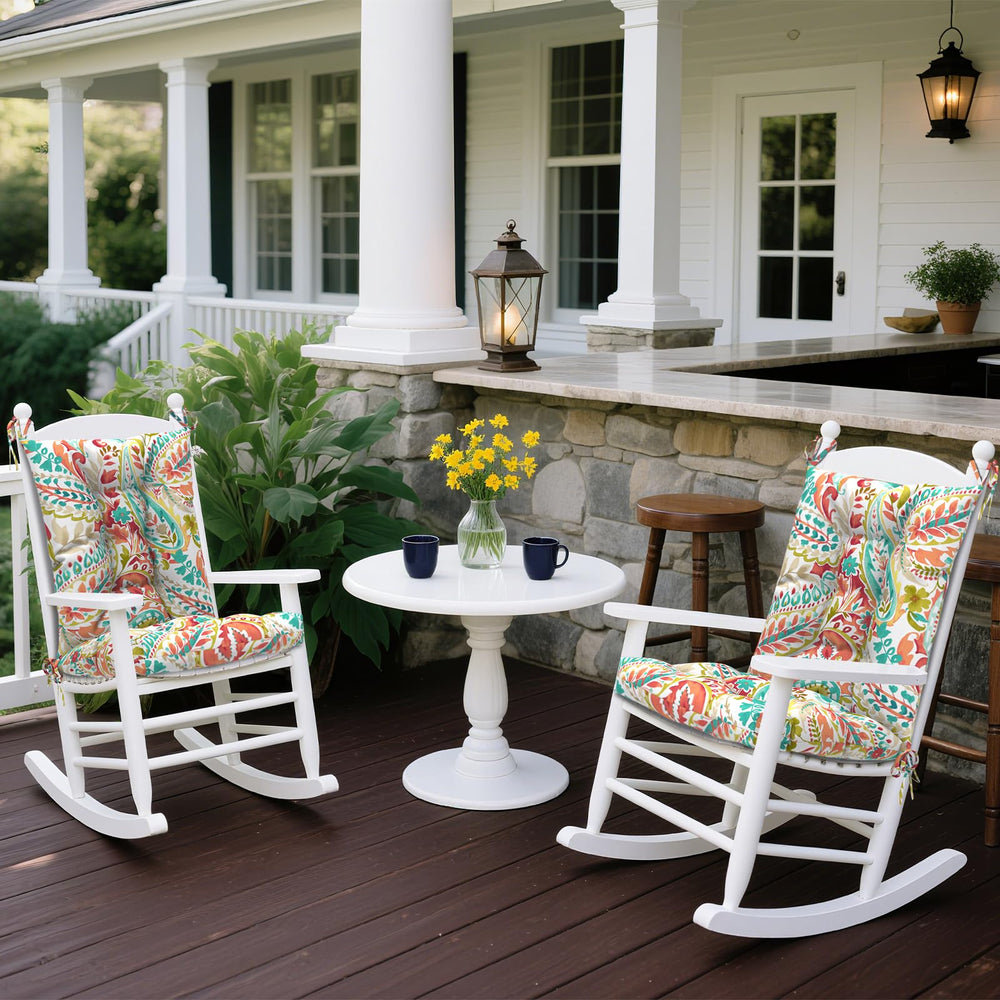 LVTXIII lifestyle balcony setting demonstrating colorful decor and relaxed seating