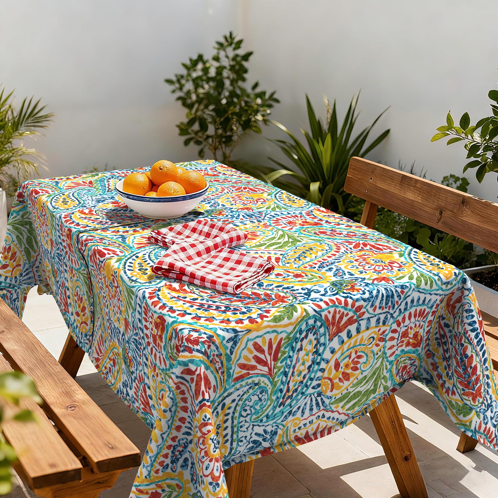 LVTXIII on table full setting showing stylish patio-ready look
