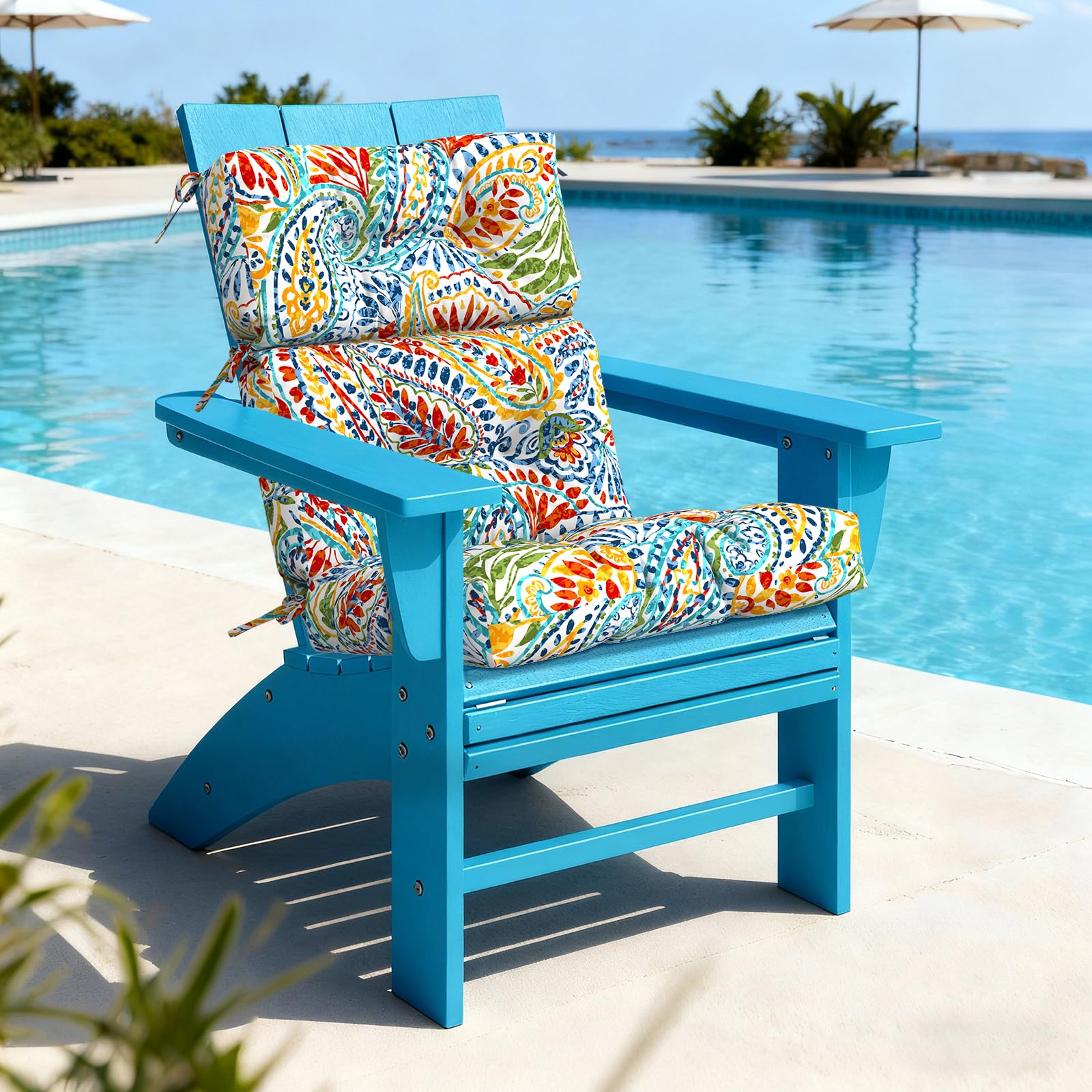 LVTXIII close-up of tufting and outdoor fabric highlights durable texture