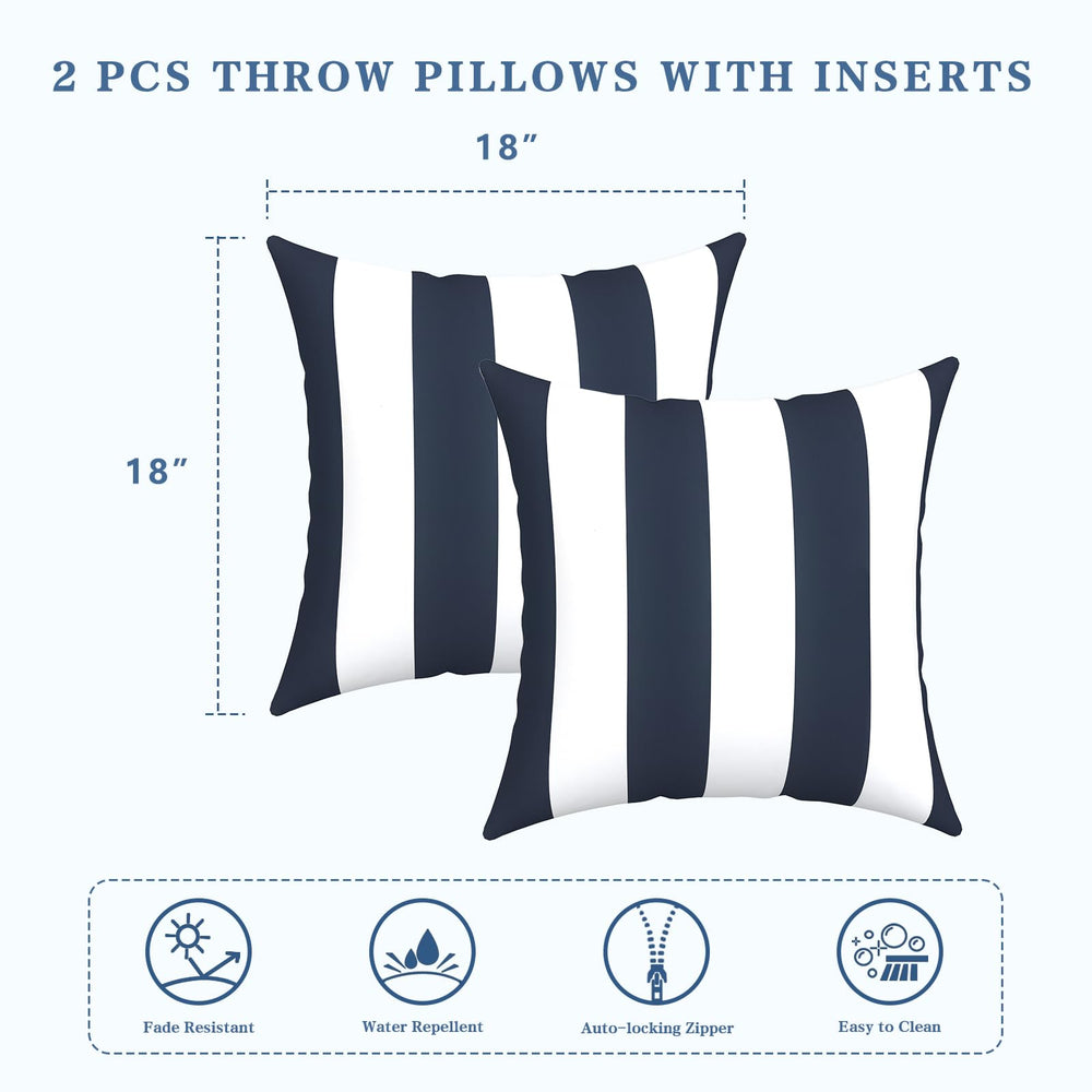 LVTXIII textura de poliéster resistente Cabana Navy que repele agua