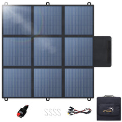 LVYUAN front view of 200W panel showing compact design and benefit durable power