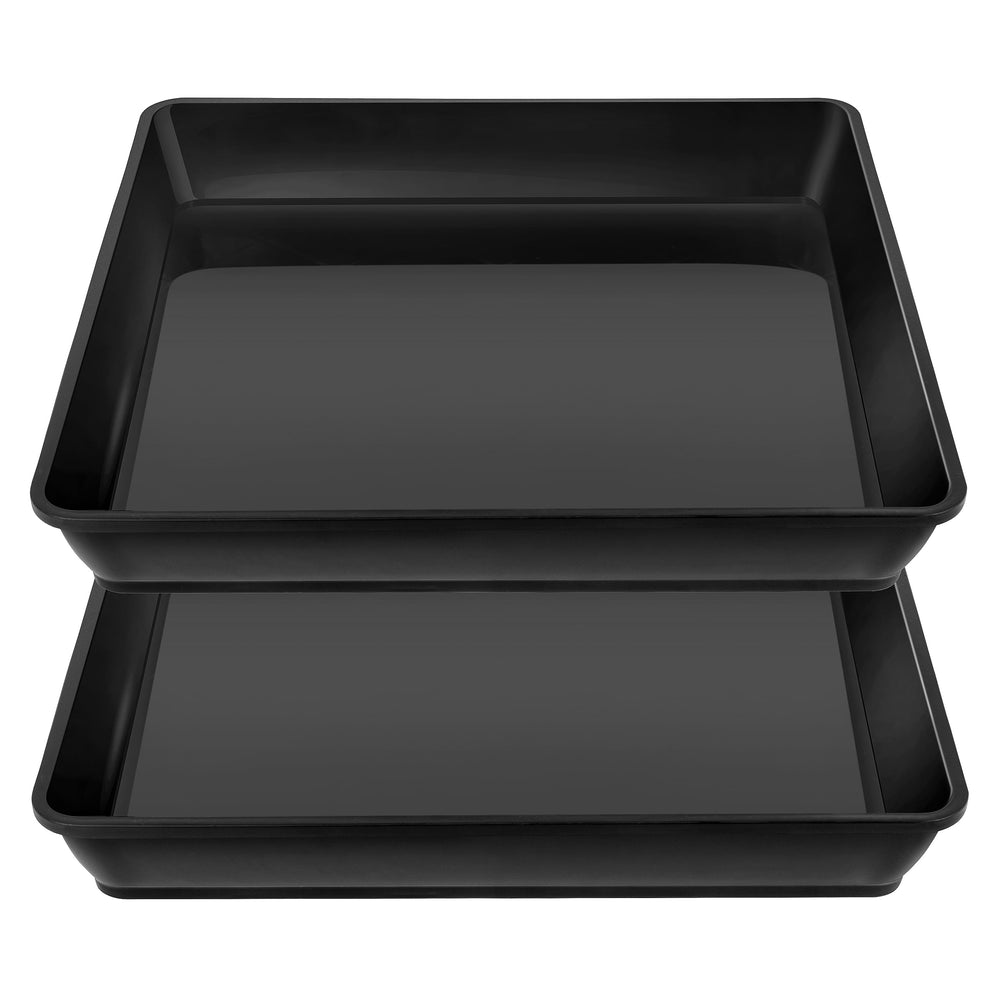 LWALRS front view of square plant saucer showing full footprint and protection