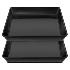 LWALRS front view of square plant saucer showing full footprint and protection