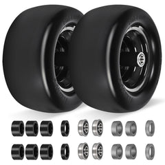 Lwlaboc front view wheel assembly showing clean fit and easy install benefit
