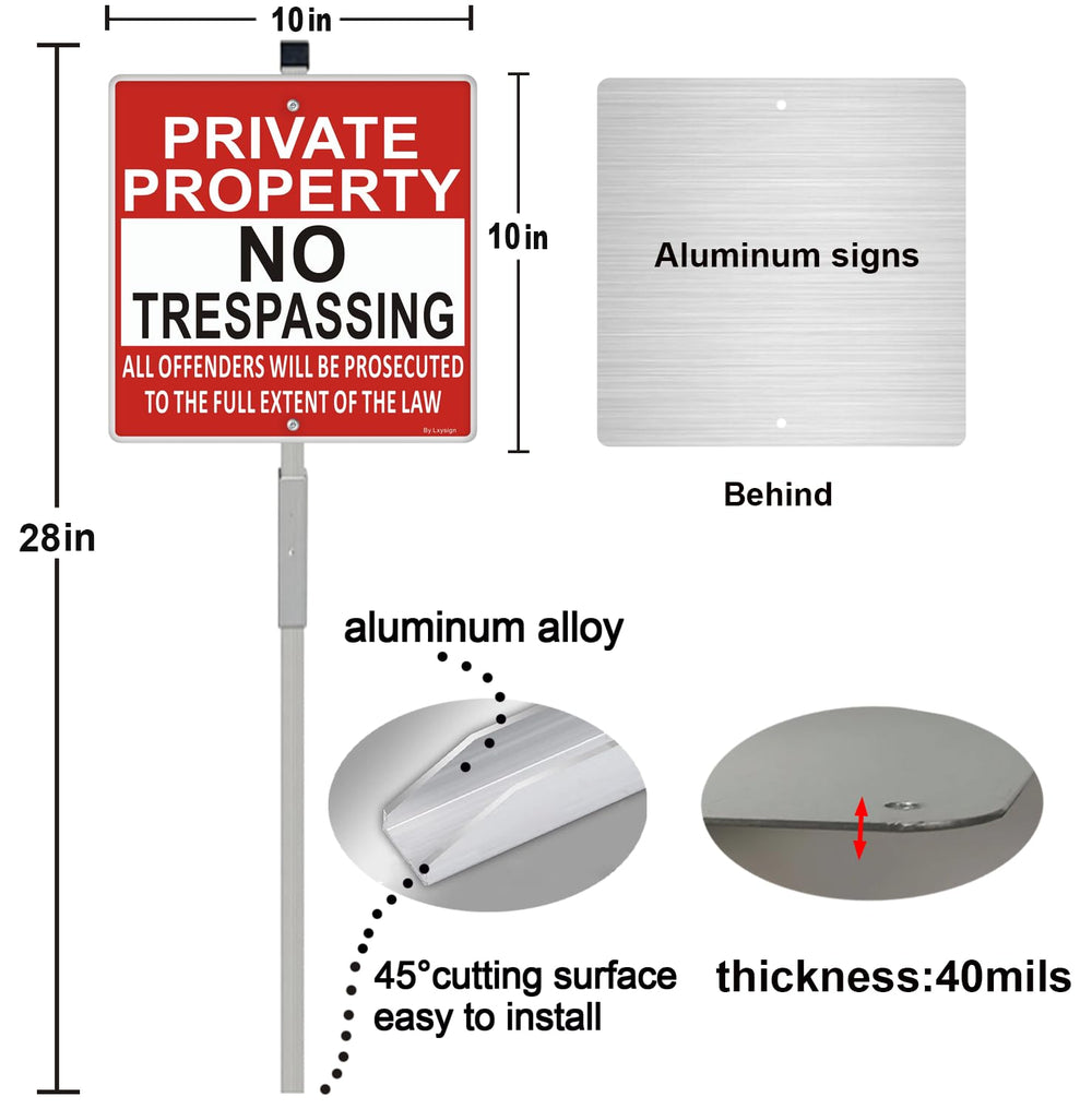 Lxysign close-up reflective surface displaying durable print for visibility