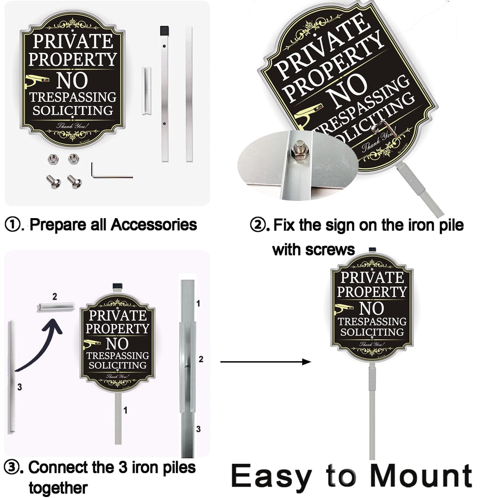 Lxysign side profile showing 40 mil aluminum thickness for long lifespan