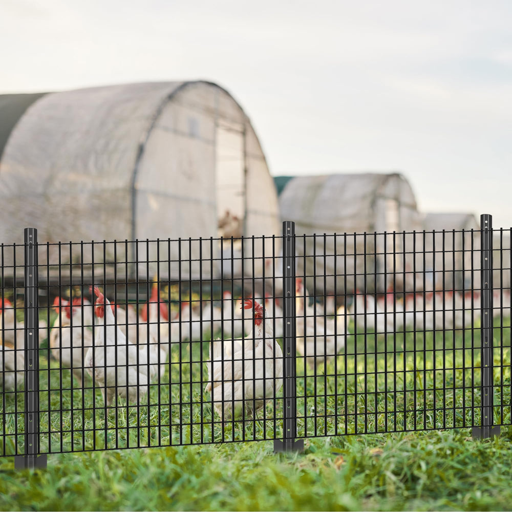 LYDTICK T-post holding garden wire tightly to protect plants benefit