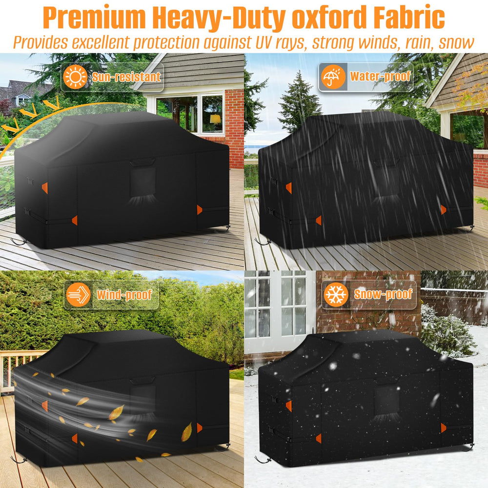 LYHNMW folded cover in storage bag for compact transport and neat storage