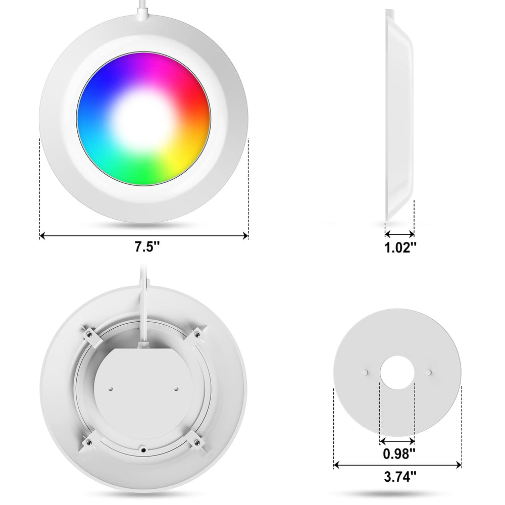 LyLmLe smartphone app controlling colors showing convenient remote control