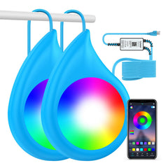 LyLmLe front view of light and packaging showing sleek design and easy install