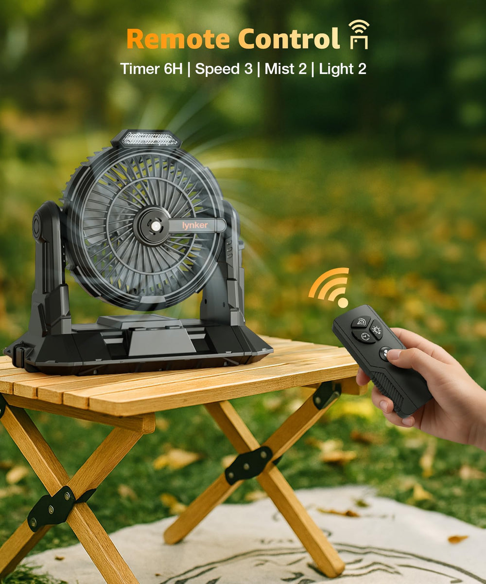 lynker hanging from hook outdoors providing elevated airflow