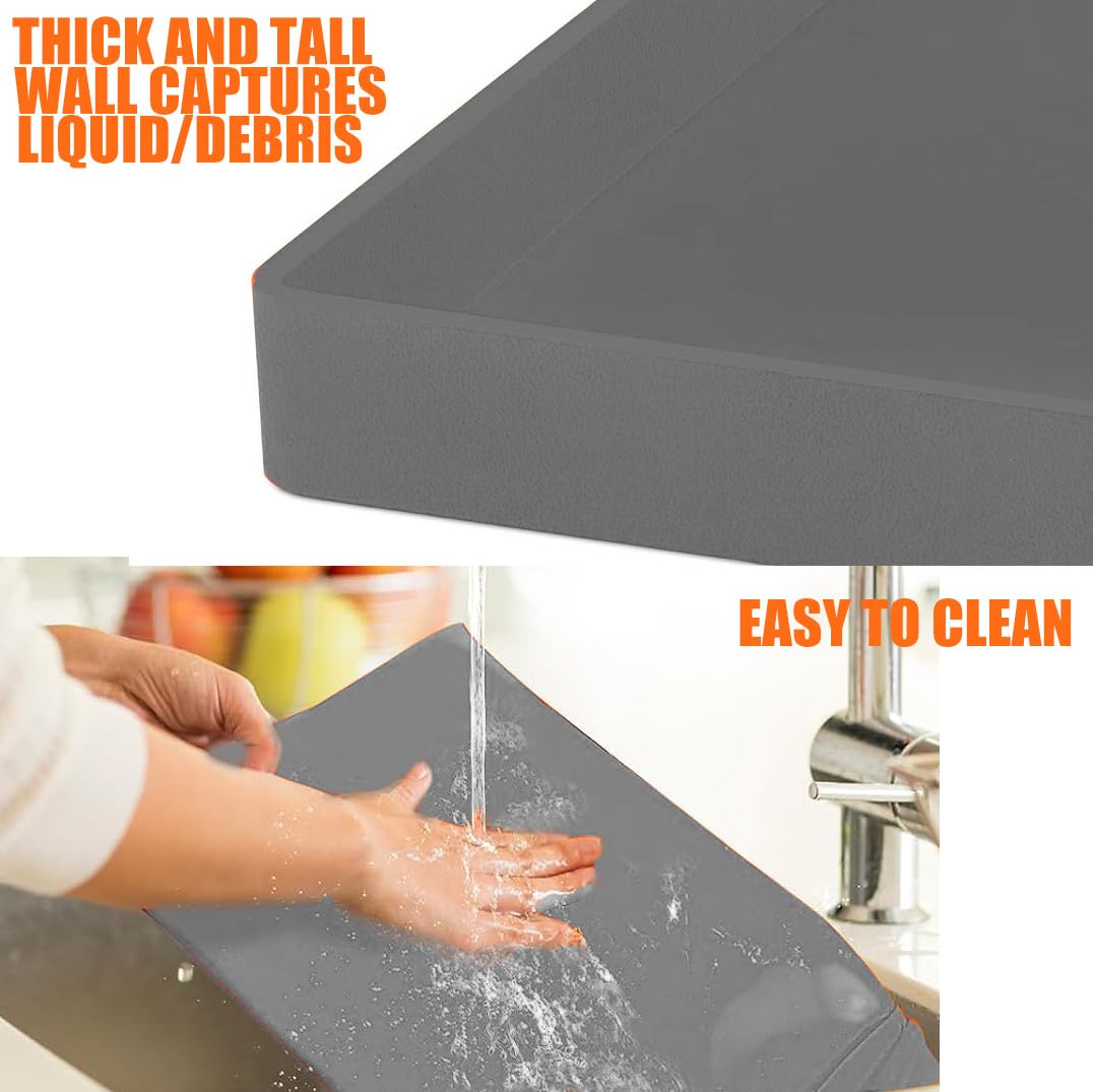 Lyonbi folded silicone mat compact for storage and transport
