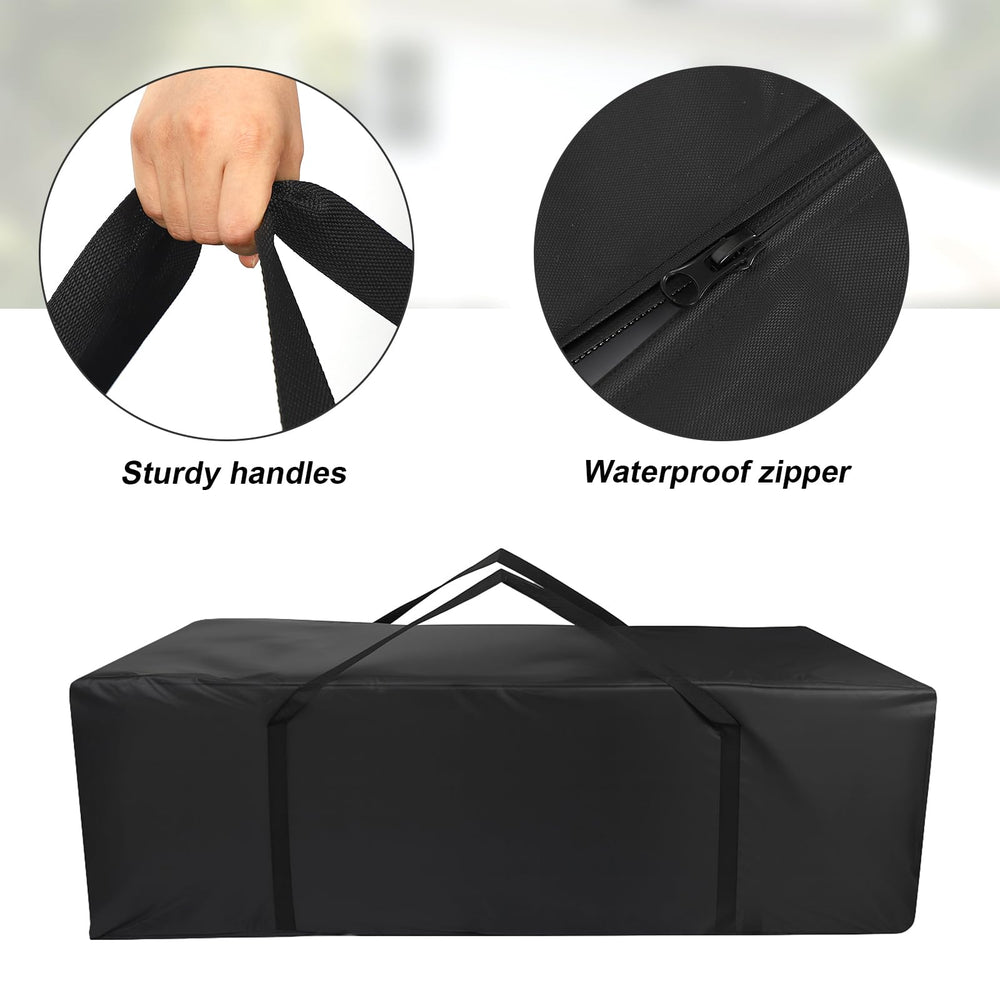 Lyreh zipper and padded handle detail for easier carrying and protection