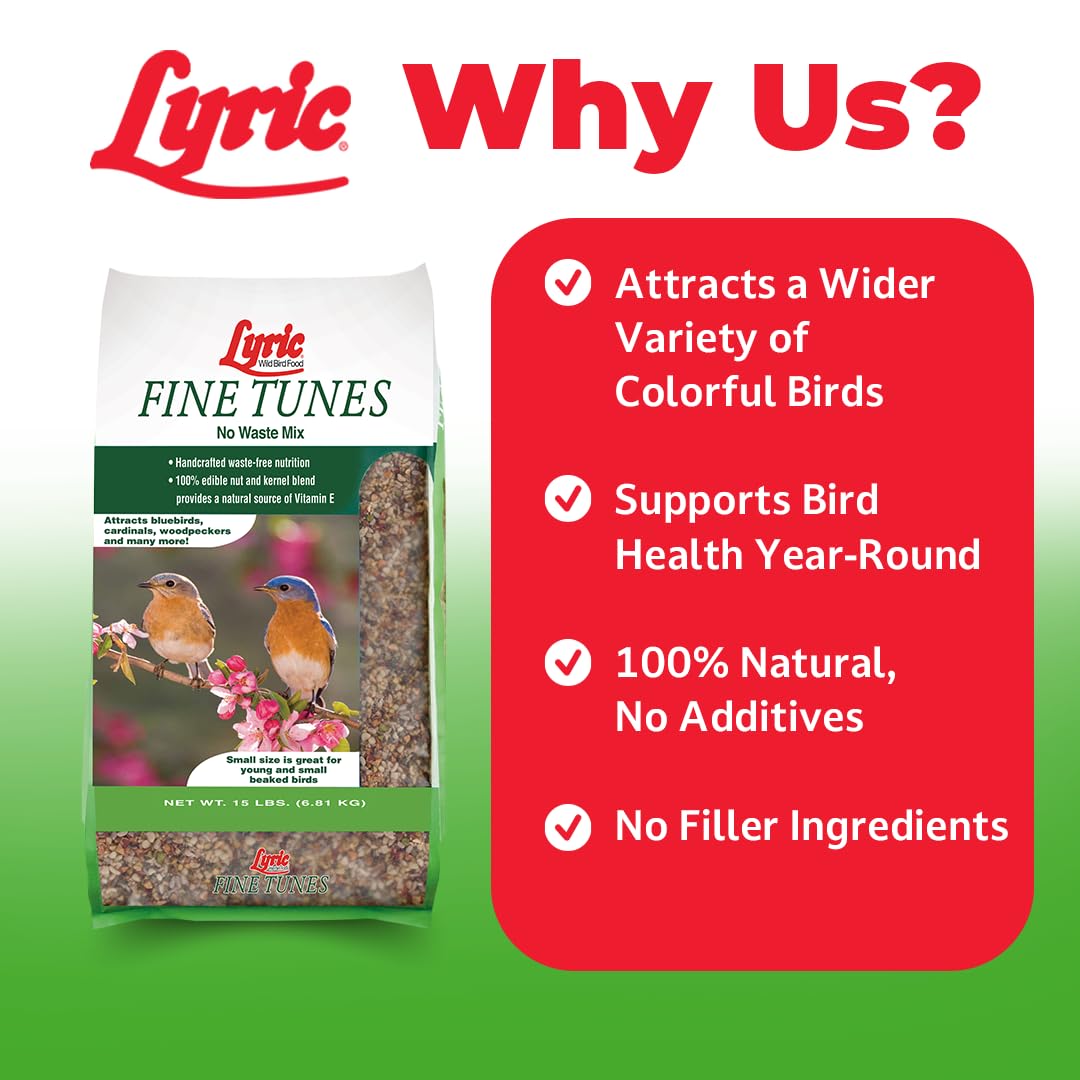 Lyric close-up of finely chopped mix texture for easy feeding
