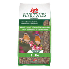 Lyric front bag view showing product branding and 15 lb size benefits