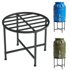 LYUND stand front view showing sturdy stainless steel frame and stable platform benefit durability
