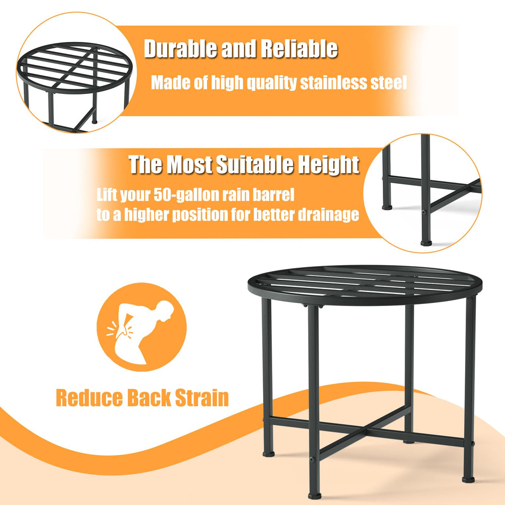 LYUND adjustable leg detail illustrating easy leveling on uneven ground for steady support