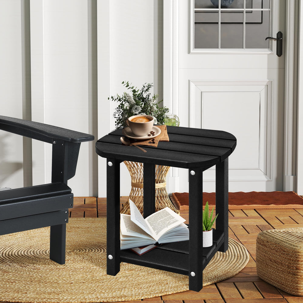 LZRS table next to a foot for scale showing compact footprint benefit