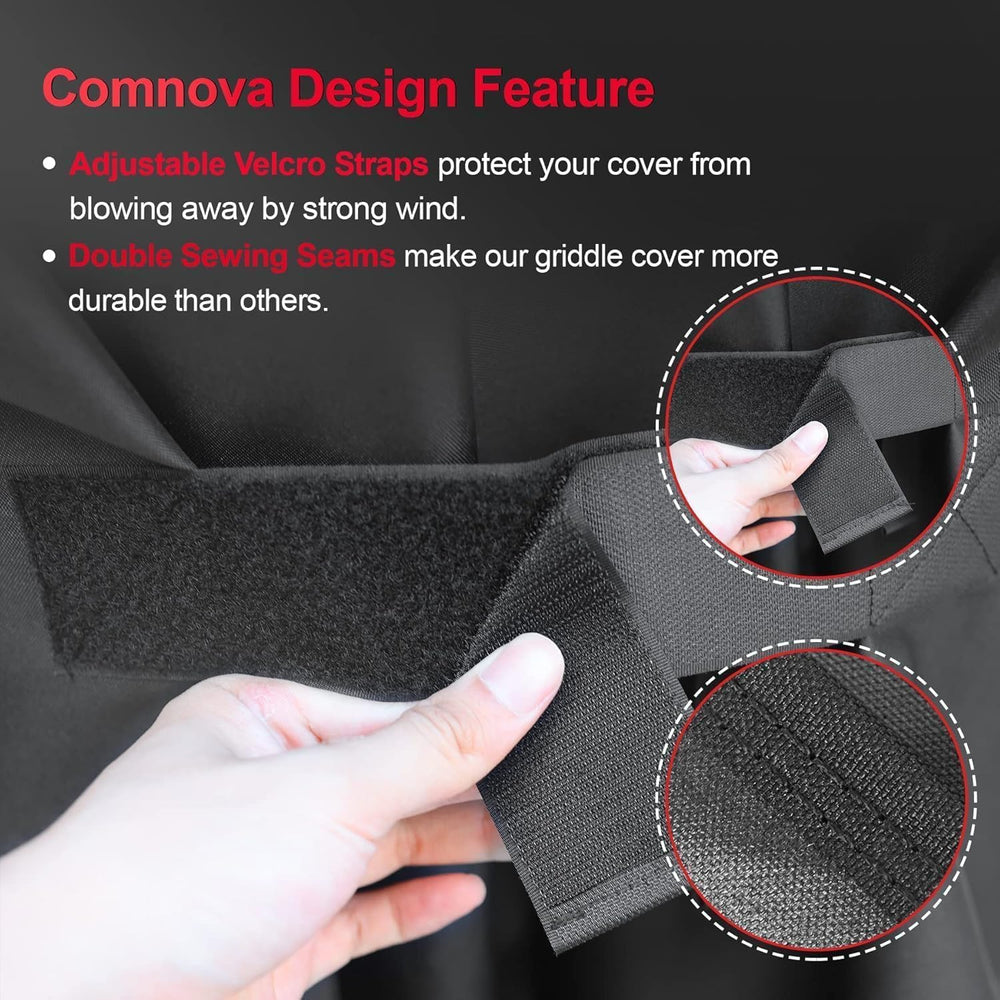 M COMNOVA OUTDOORS being wiped clean to show quick-maintenance and easy care