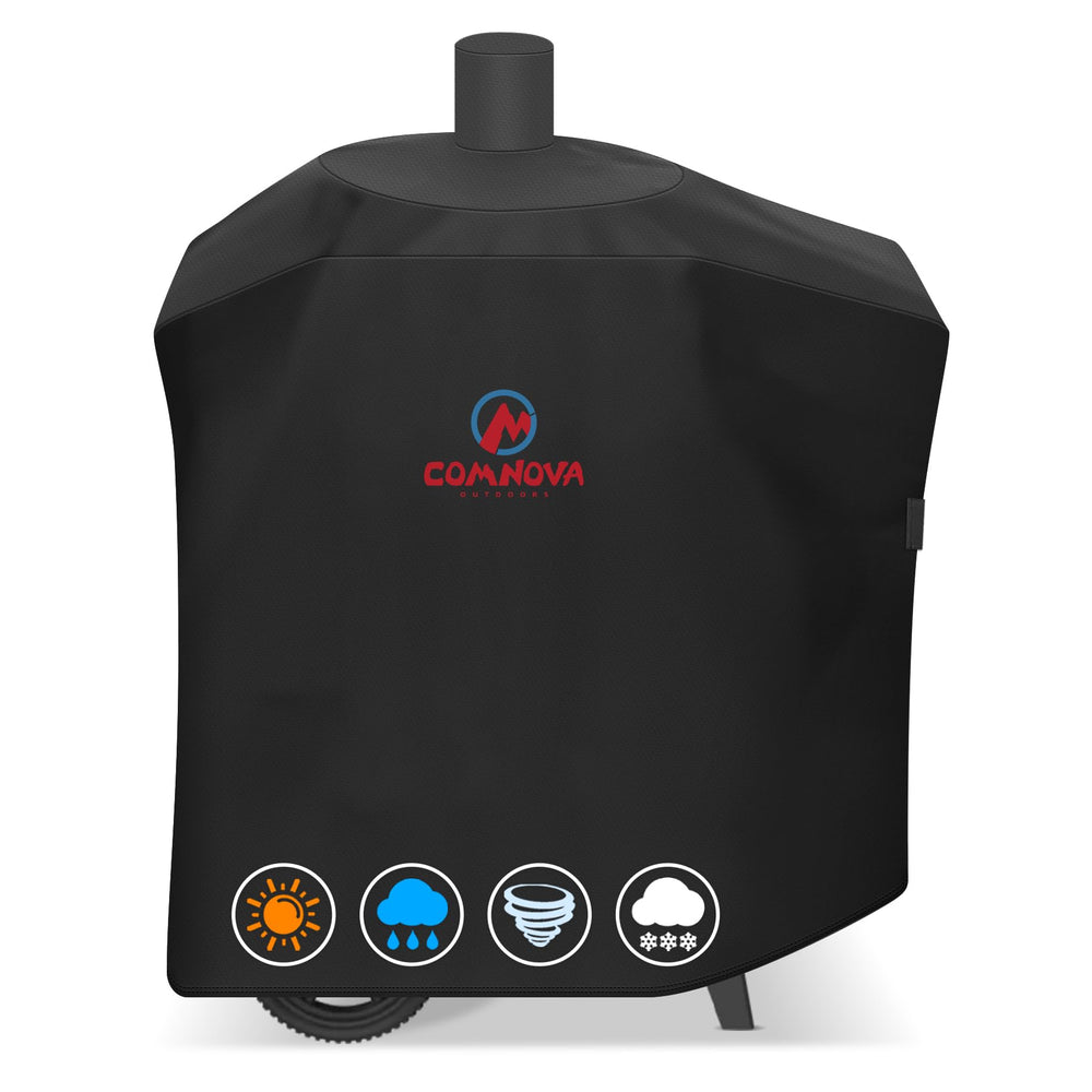 M COMNOVA OUTDOORS front view on Bronco Drum protects grill from weather