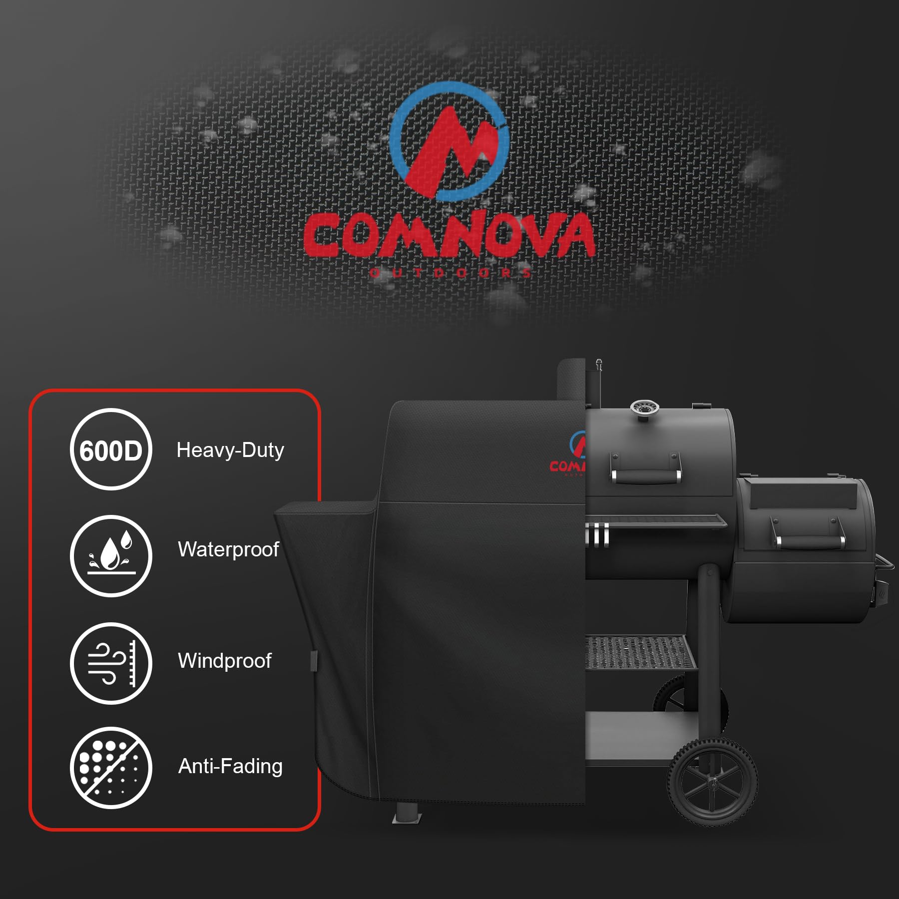 M COMNOVA OUTDOORS side profile on Canyon Combo showing full-length coverage benefit