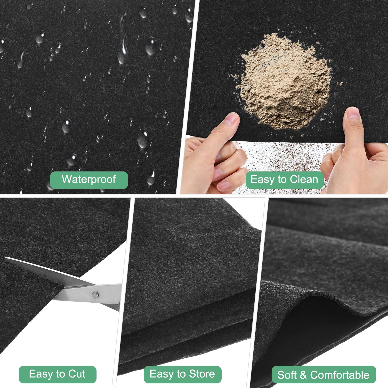 M METERXITY mat placed under patio furniture protecting flooring from wear