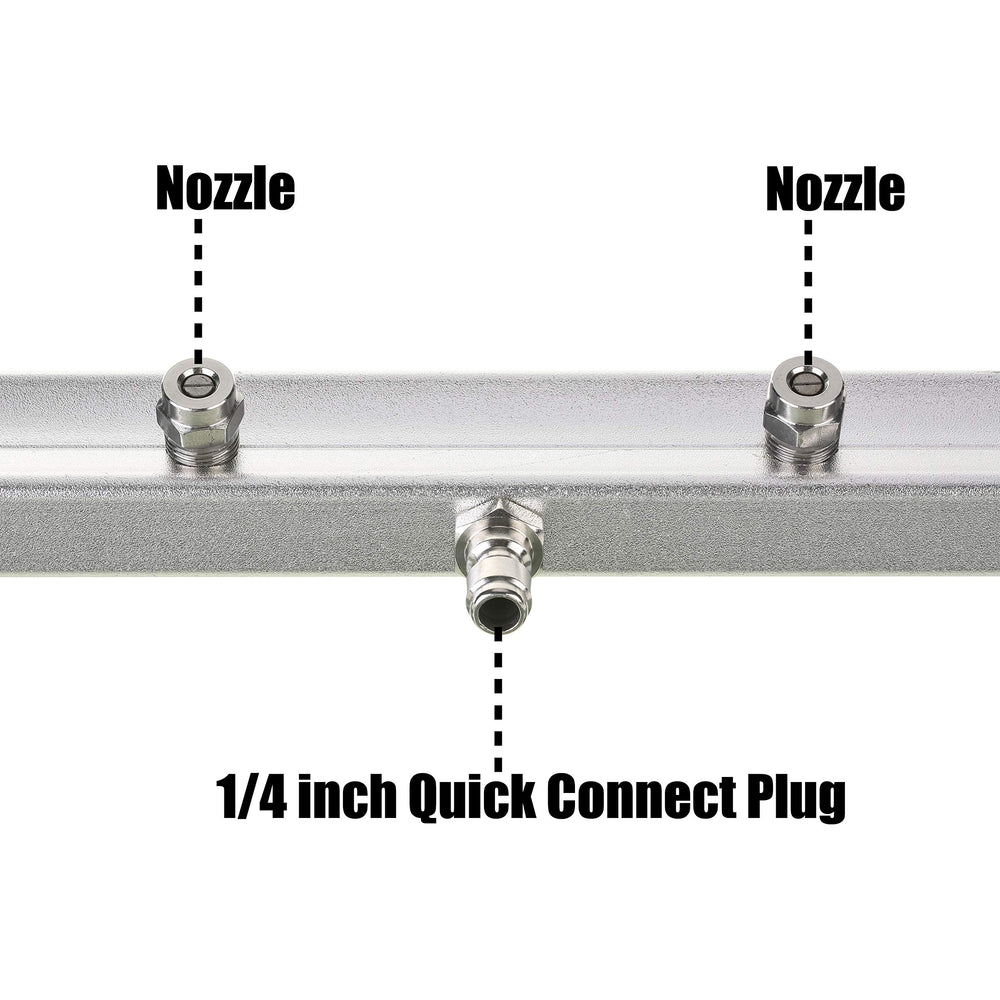 M MINGLE 45-degree angled wand connection illustrating secure fit and improved underside access