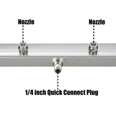 M MINGLE 45-degree angled wand connection illustrating secure fit and improved underside access