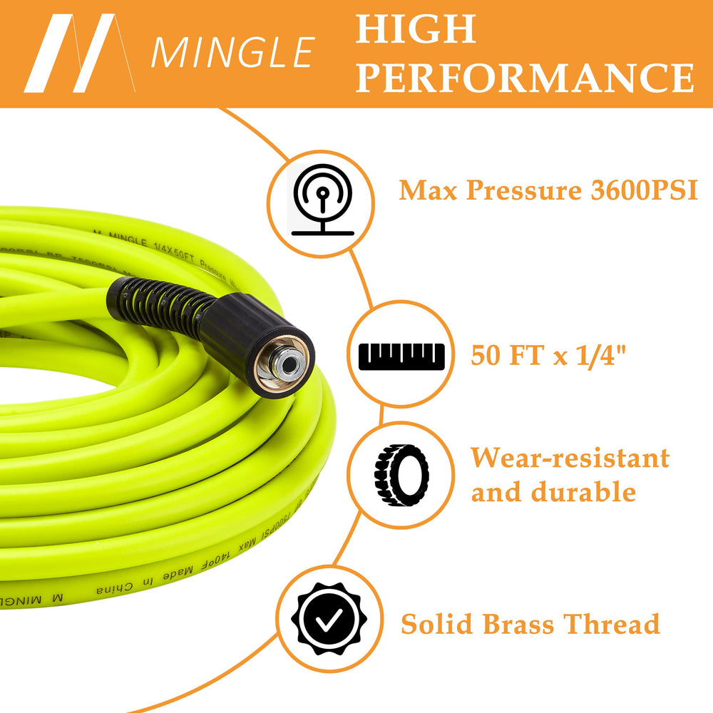 M MINGLE acoplamiento de acero inoxidable mostrando durabilidad y conexión segura