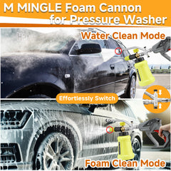 M MINGLE foam cannon 1 liter bottle detail for easy mixing and thicker foam