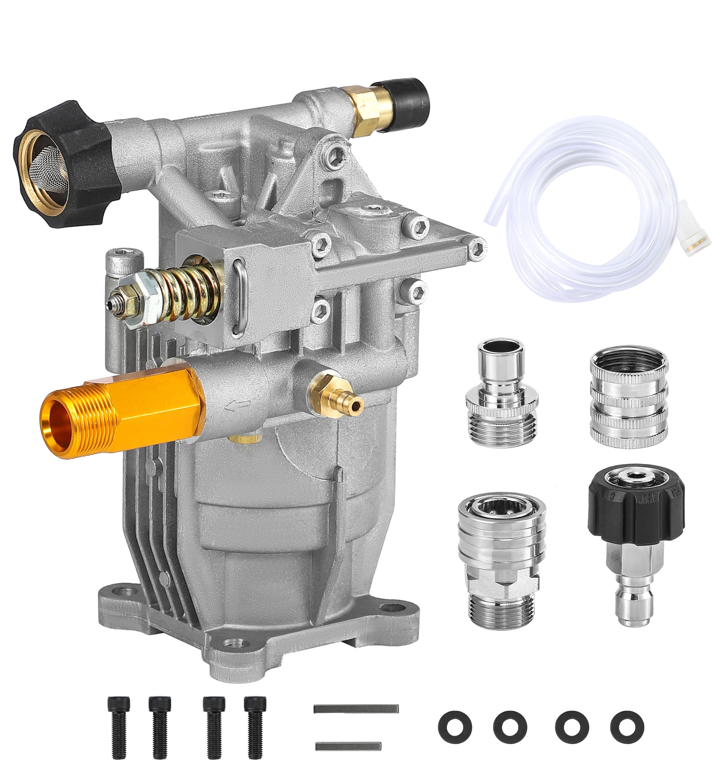 M MINGLE front pump view showing compact durable housing and mounting points