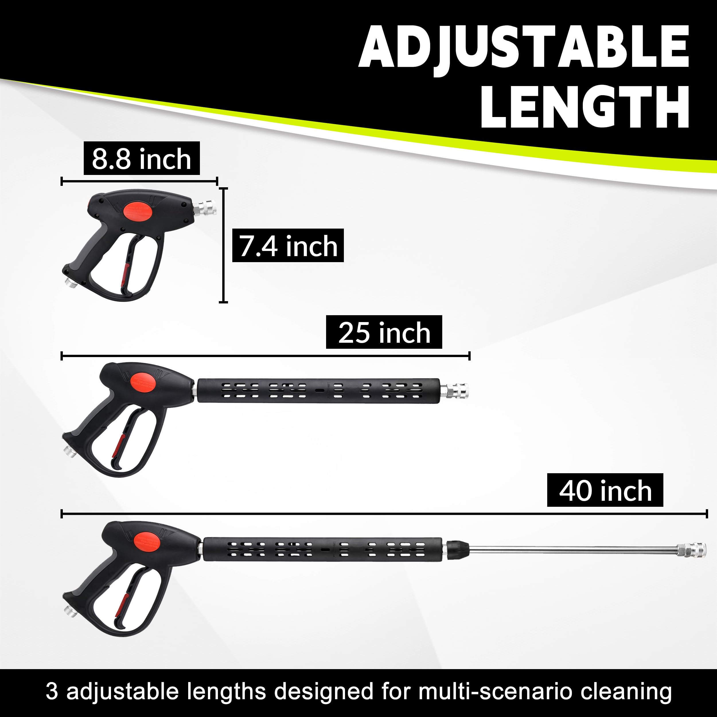 M MINGLE hose neatly rolled for compact transport and easy storage