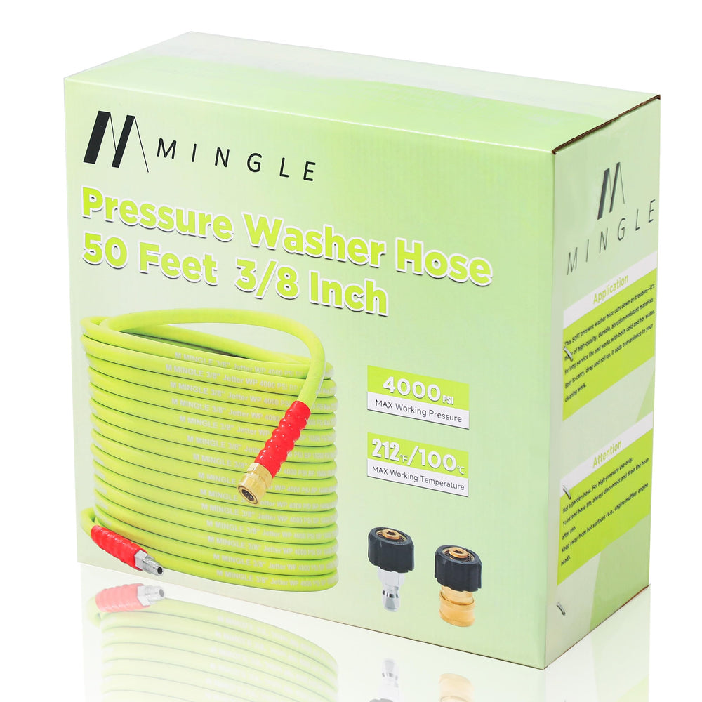 M MINGLE outdoor driveway cleaning lifestyle image showing practical cleaning benefit