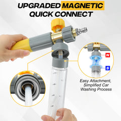 M MINGLE magnetic bottle attachment close-up for leak-free quick mounting