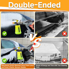M MINGLE nozzle set laid out offering varied spray patterns and cleaning control