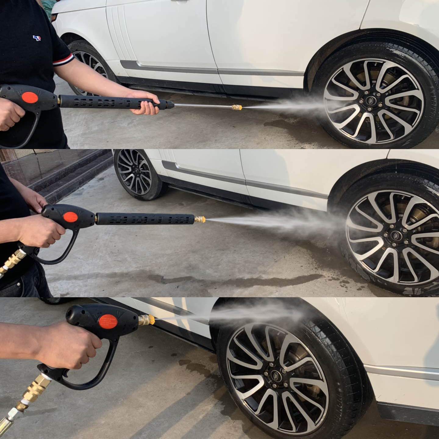 M MINGLE quick-connect end accessory ready for foam cannon and tool swaps