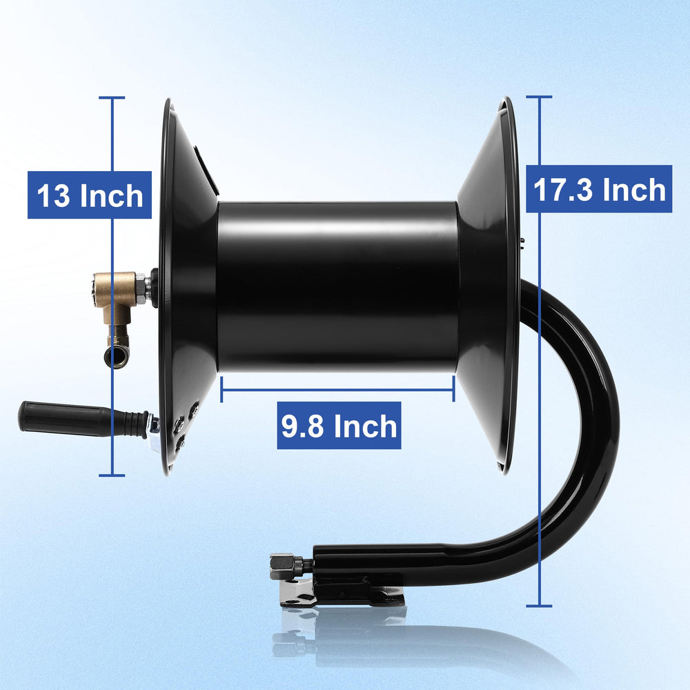 M MINGLE circular handle detail for smooth rewind and faster operation