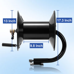 M MINGLE circular handle detail for smooth rewind and faster operation