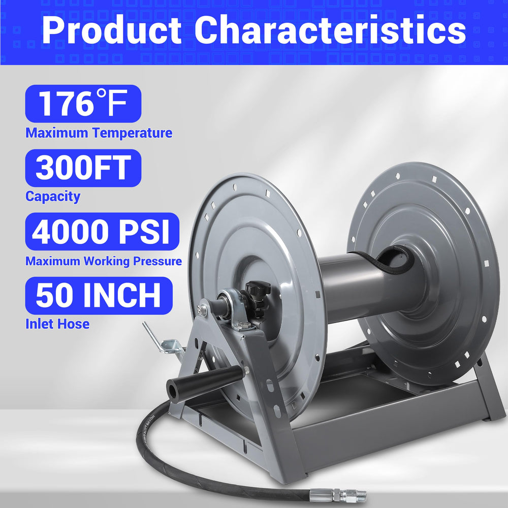 M MINGLE reel mounting base detail with screws for secure installation benefit