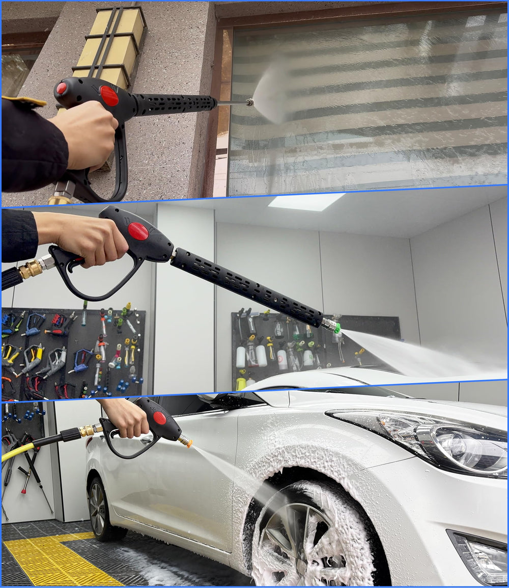 M MINGLE safety lock close-up preventing accidental spray for safer handling