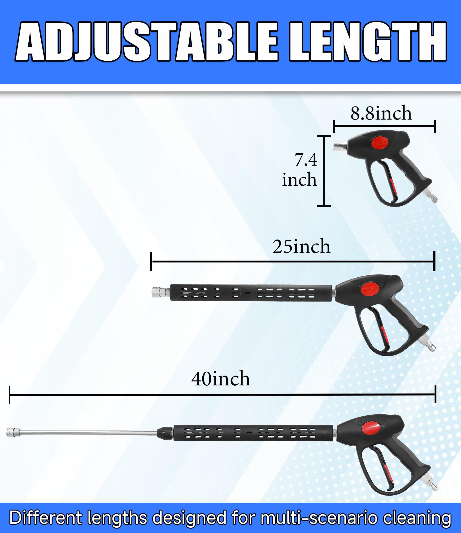 M MINGLE compact short 8.8-inch configuration for tight spaces and improved control