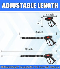 M MINGLE compact short 8.8-inch configuration for tight spaces and improved control