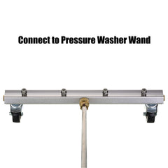 M MINGLE straight extension wand detail showing quick-connect for fast assembly and reach