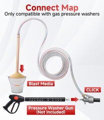 M MINGLE V-cone feed probe detail preventing clogs and consistent flow